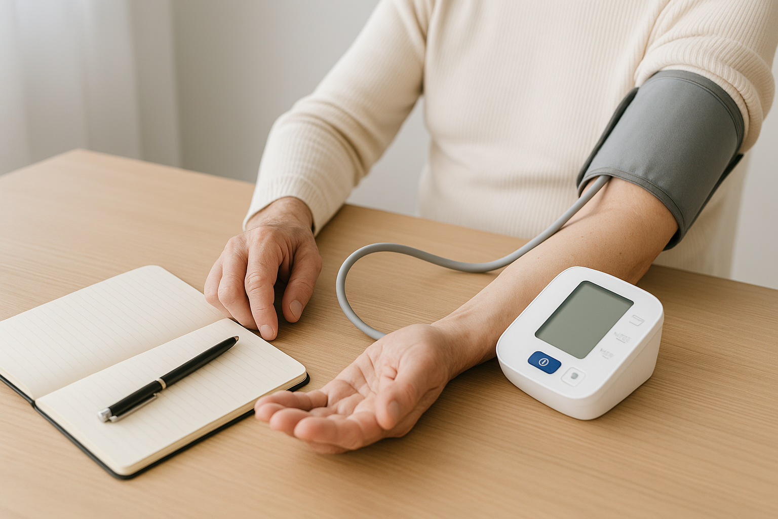 Измерение давления тонометром дома